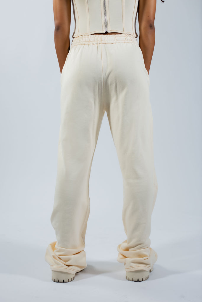 CREAM SWEATPANT